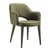 Fauteuil rembourré Cosy tissu vert - POLSPOTTEN