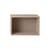 Scaffale Stacked legno naturale / Large rettangolare 65x43 cm / Con fondo - Muuto