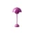 Flowerpot VP3 Table lamp metal pink / H 50 cm - By Verner Panton, 1968 - &tradition