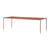 Table rectangulaire Novo métal orange / 240 x 90 cm - AYTM