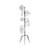 Orbital Floor lamp metal glass white / Ferruccio Laviani, 1993 - Foscarini