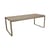 rechteckiger Tisch Bellevie metall beige L 196 cm - Für 8 bis 10 Personen - Fermob