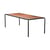 Avanti Rectangular table natural wood / 222 x 98 cm - Heat treated ash - Houe