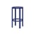 Sgabello alto Doon metallo blu / H 65 cm - NOO.MA