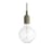 Suspension E27 plastique vert / Silicone - Ampoule incluse - Muuto