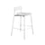 Tabouret haut empilable Fromme métal blanc / H 65 cm - Aluminium - Petite Friture