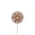 Applique con presa Zanzibar Flat fibre legno beige rattan naturale / Ø 40 cm - GOOD&MOJO
