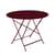Klapptisch Bistro metall violett / Ø 96 cm - 5 Personen / Sonnenschirm-Loch - Fermob
