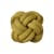 Coussin Knot tissu jaune / Fait main - 30 x 30 cm / 2016 - Design House Stockholm