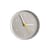 Orologio murale  materiale plastico grigio / Jasper Morrison, 2008 - Riciclato - Hay
