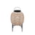 Outdoor-Solarlampe Tika Small plastikmaterial beige / LED-Laterne - Sockel Stahl / H 59 cm - Vincent Sheppard
