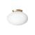 Rizzatto 301 Ceiling light glass white / Ø 30 cm - NUURA