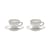 Set de 2 tasses avec soucoupes Perle Fine - Serax