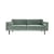 Canapé droit Wind / L 200 cm - Velours - BROSTE COPENHAGEN