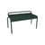 Banc empilable Luxembourg métal vert / Compact - 2 places / L 90 cm - Fermob