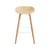 Mat Bar stool cane & fibres beige / H 75 cm - Hemp / Beechwood Base, legs - Normann Copenhagen