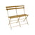 Sitzbank Bistro metall gelb / Klappbar - 2-Sitzer / L 88 cm - Fermob