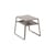 Pop End table composite material beige / 44 x 39.5 x H 38.5 cm - NARDI