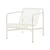 Fauteuil bas Palissade métal blanc / Dossier bas - Bouroullec, 2016 - Hay