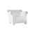 Fauteuil Bubble Club plastique blanc / Philippe Starck, 2000 - Kartell