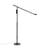 Fifty-Fifty LED Floor lamp metal black / Adjustable e-reader - Hay