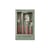 Ménagère 70s plastique rose / 16 pièces (4 personnes) - HK LIVING