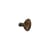 Patère Bubble Small verre marron / Ø 9,5 cm - Soufflé bouche - Petite Friture