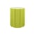 Tabouret Colonna plastique vert / H 46 x Ø 34,5 cm - By Ettore Sottsass - Kartell