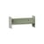 Pli Slim Shelf metal green / W 30 x D 10 cm - TIPTOE