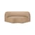Divano modulabile Bulky tessuto beige / Modulo con angolo arrotondato a 90° - Ethnicraft