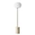 JWDA Floor lamp glass stone white gold / Glass & stone - Audo Copenhagen