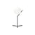 Lampe de table IC T1 High métal verre blanc noir / Ø 20 x H 53 cm - Michael Anastassiades, 2014 - Flos