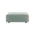 Pouf d'extérieur Plastics OUTDOOR x Liberty tissu vert / 88 x 88 x H 30 cm - Kartell