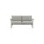 Gartensofa 2-Sitzer Settle textil grau / 152,5 cm - Muuto