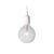 Suspension E27 plastique beige / Silicone - Ampoule incluse - Muuto