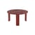 Table basse T-Table Basso plastique rouge / Ø 50 x H 28 cm - Kartell
