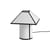 Ava Pyramid Table lamp textile white / H 32 cm - Hay