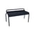 Banc empilable Luxembourg métal bleu / Compact - 2 places / L 90 cm - Fermob