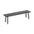 Banc Fred's métal noir / L 160 cm - 3 places - Fatboy