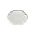 Assiette de présentation Perle Fine céramique blanc / 36,6 x 26,5 cm - Serax