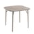Week-end Bistrot Square table metal beige / 85 x 85 cm - Aluminium - Petite Friture