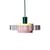 Suspension Gigi n°3 / Ø 28 x H 14,5 cm - Plastique recyclé / Fabriqué en France - Warren & Laetitia