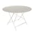 Table pliante Bistro métal gris / Ø 117 cm - Trou parasol - Fermob