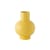 Vase Strøm Small keramik gelb / H 16 cm - Keramik / Handgefertigt - raawii