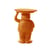 Ambrogio End table plastic material orange / 42.5 x 38.5 x H 60.5 cm - Polyethylene - Slide