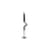 Lampada a stelo Déviation Simple by Axel Chay metallo argento / H 120 cm - Esclusivo - Axel Chay