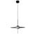 Pendelleuchte Mono L500 metall glas grau schwarz / LED - Ø 50 cm / Drehbar - DCW éditions