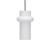 Pendelleuchte Pilule Pendule Up glas weiß / Ø 15 x H 25 cm - HÜBSCH