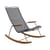 Rocking chair Click plastique gris - Houe