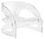 Sessel 4801 plastikmaterial transparent by Joe Colombo - limitierte und numerierte Auflage - Kartell